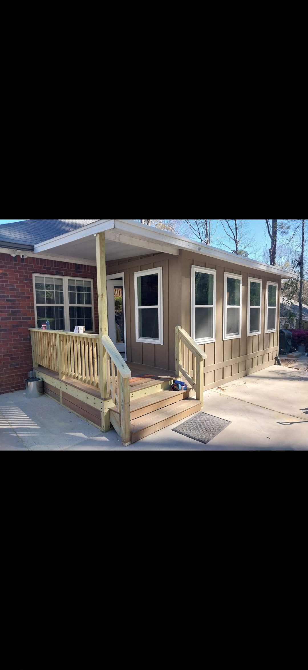 Room addition — completed