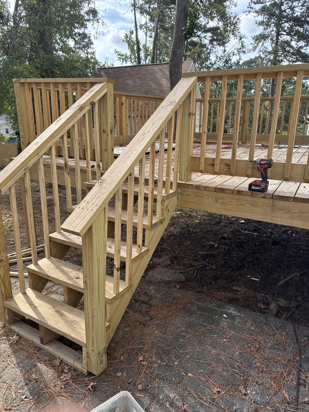 New deck construction